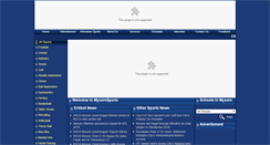 Desktop Screenshot of mysoresport.com